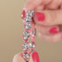 Blush Nocturne | Silver Hematite Skulls x Pink GloWeave | Macrame Bracelet